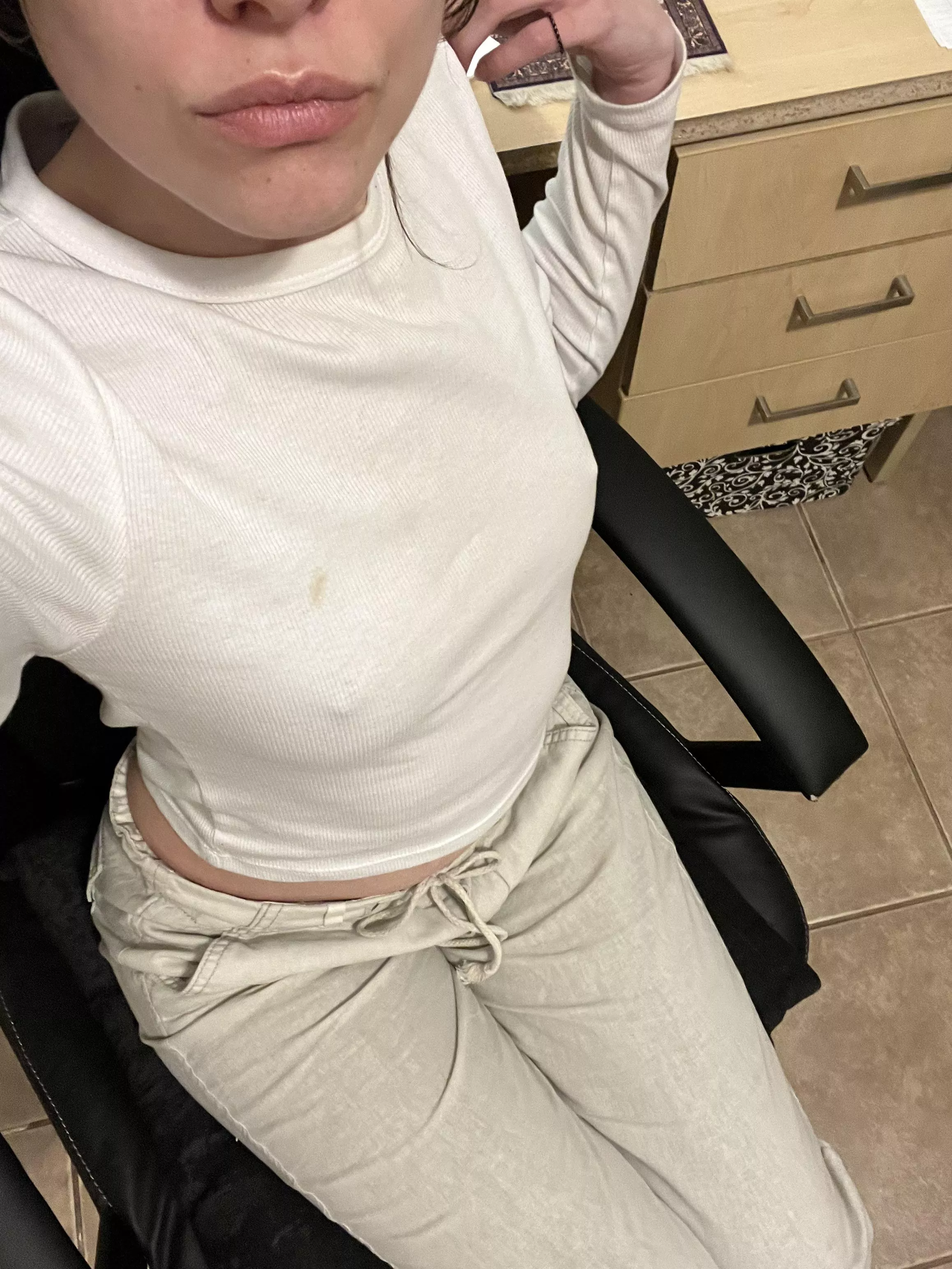 Spot the coffee stain