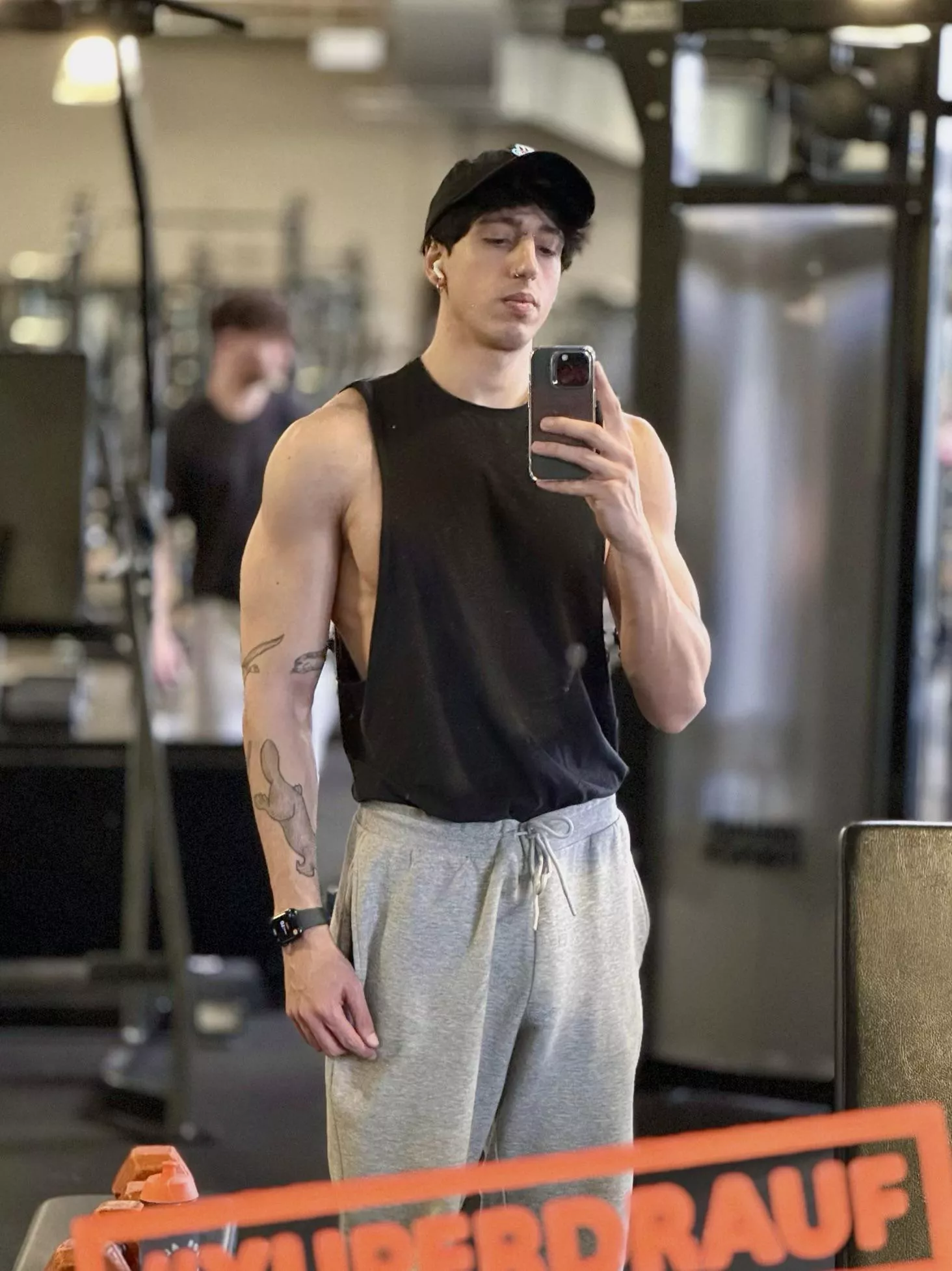 went commando to the gym 🤭