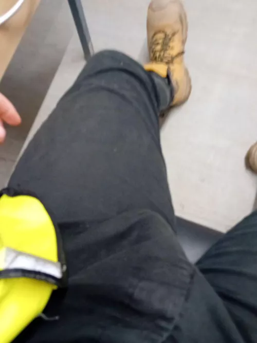 Wonder if the lads in work will notice my bulge [30] 