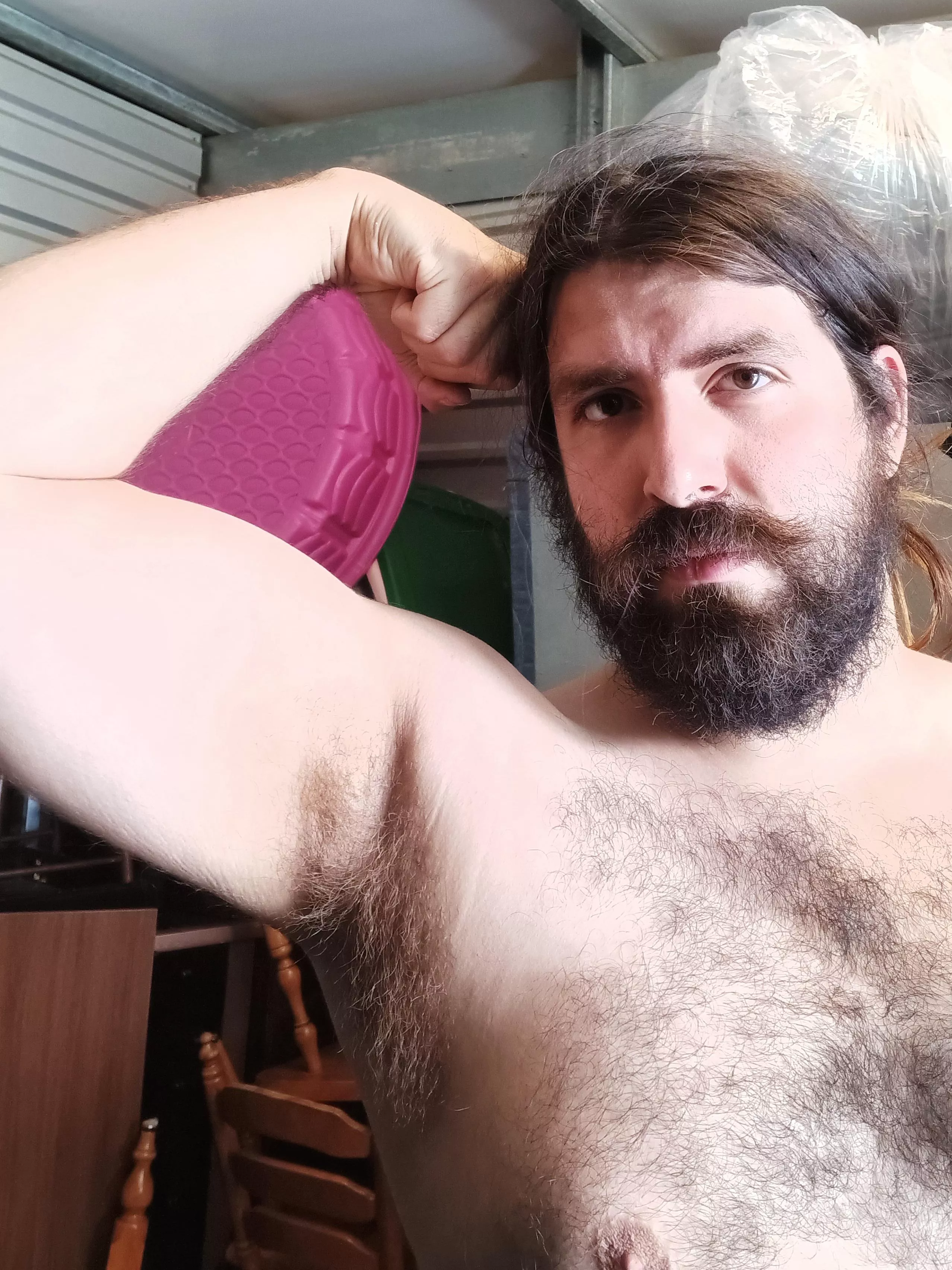 Worked up quite a sweat after moving a bunch of stuff at work today