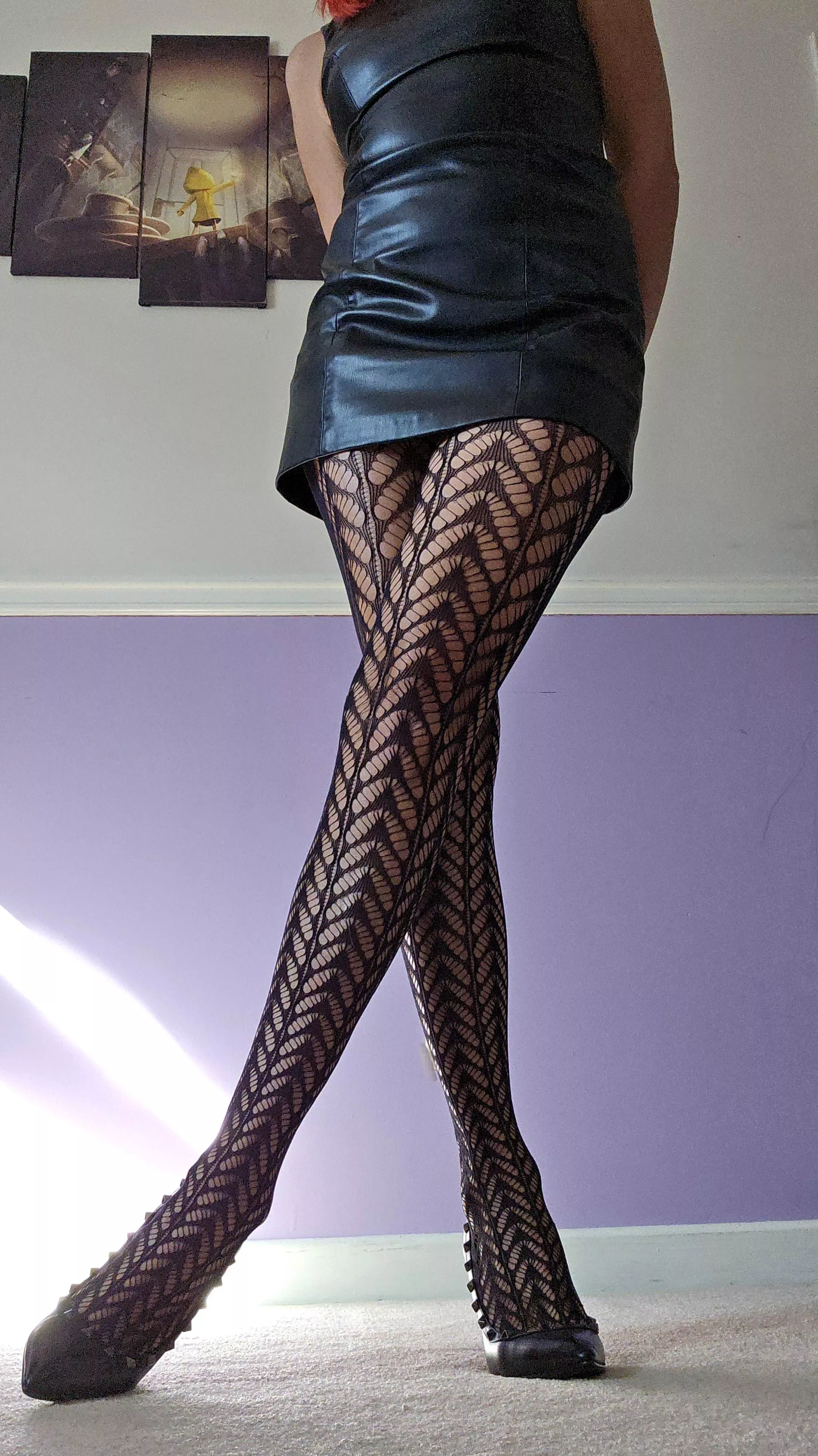 Classy beauty of tights with wolford on my legs