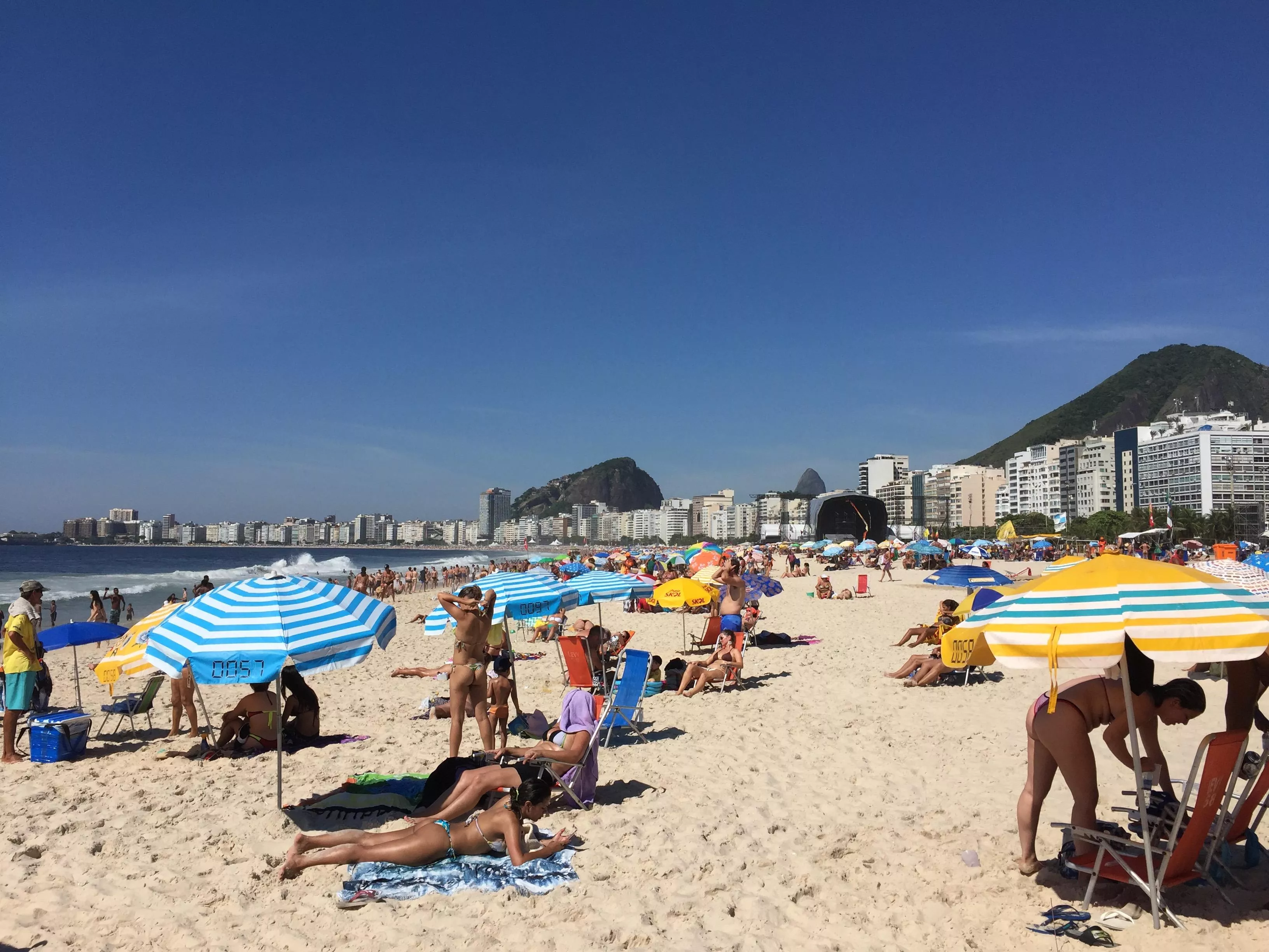 Copacabana Beach, Rio de Janiero
