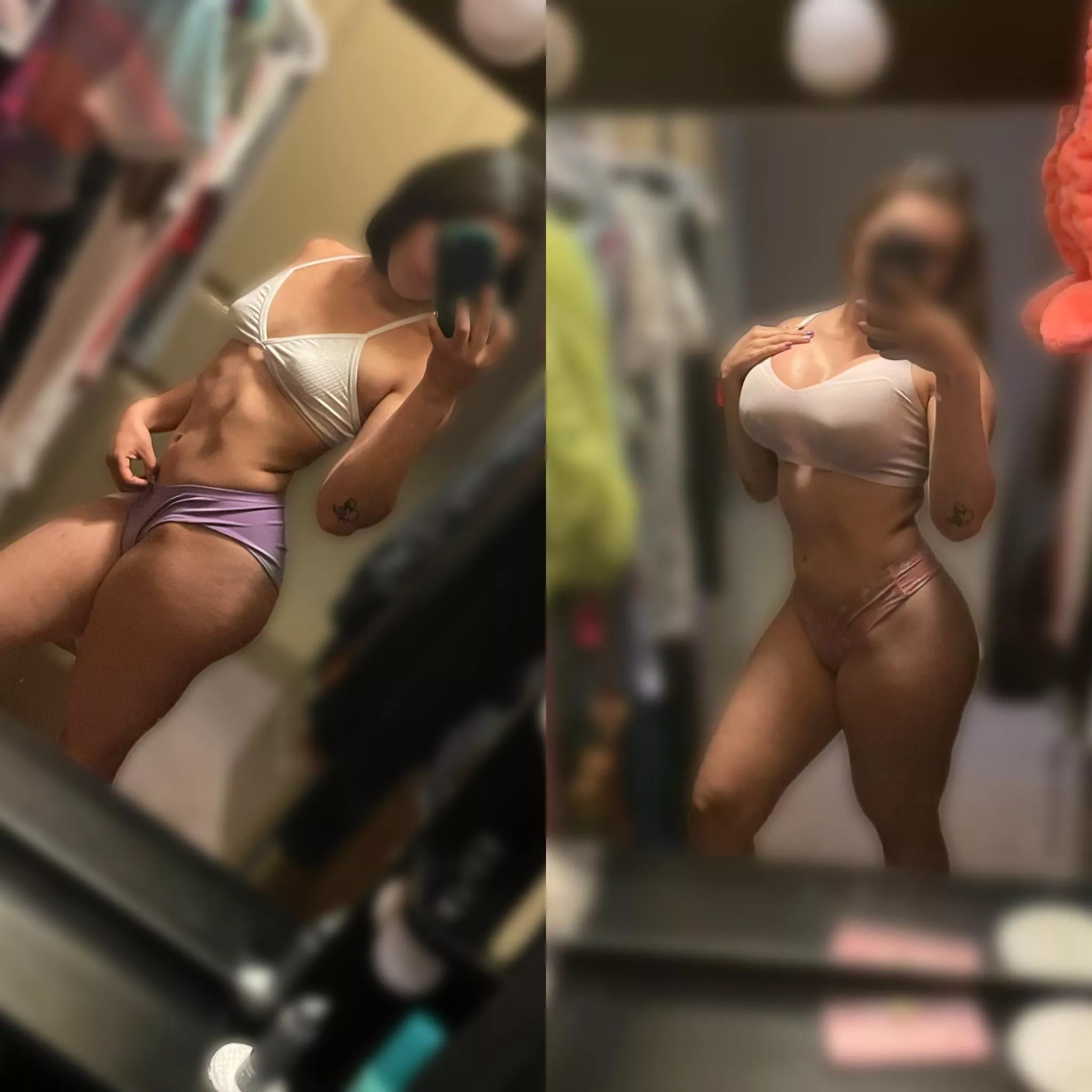 Current bimbofication process …new boobs, blonde hair, lip fillers and 10lbs 💕