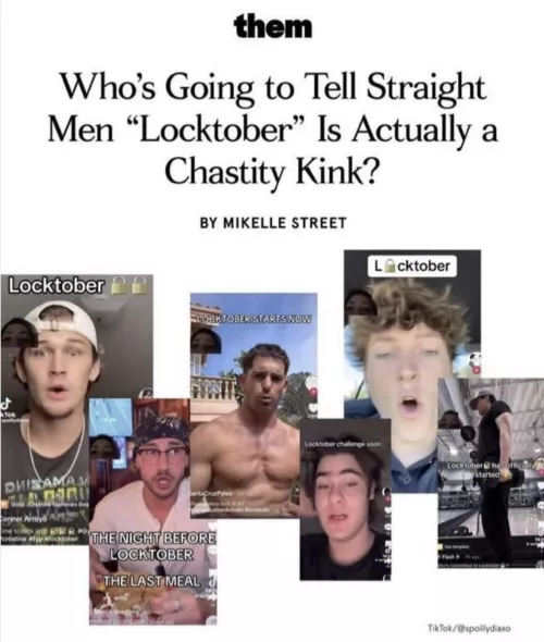 I love seeing otherwise non kinky people accidentally admitting to being bottoms