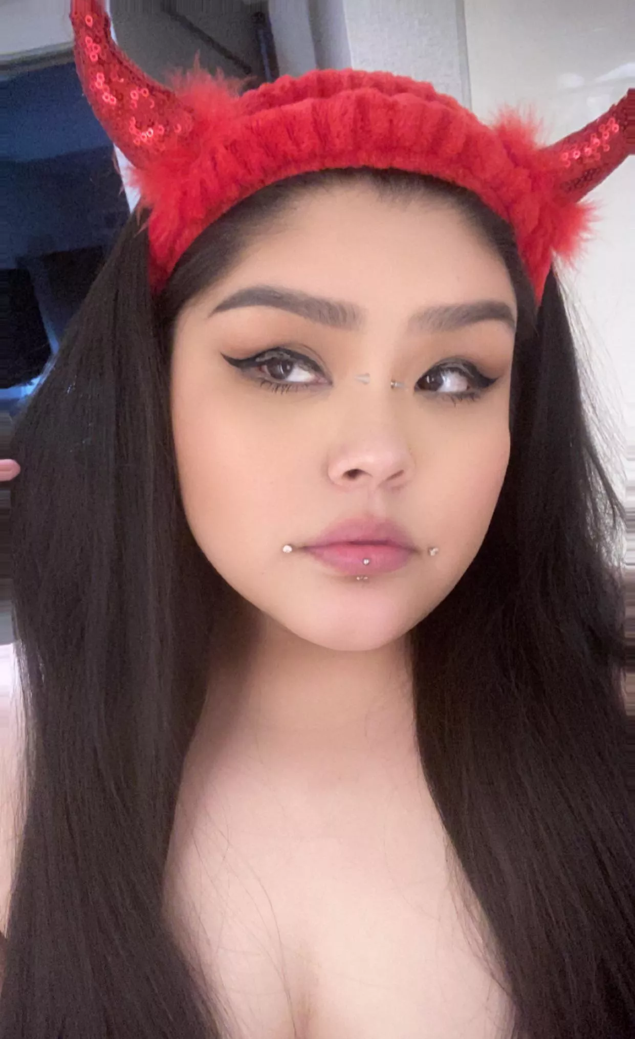 My eyelashes didn’t make it to the picture :D