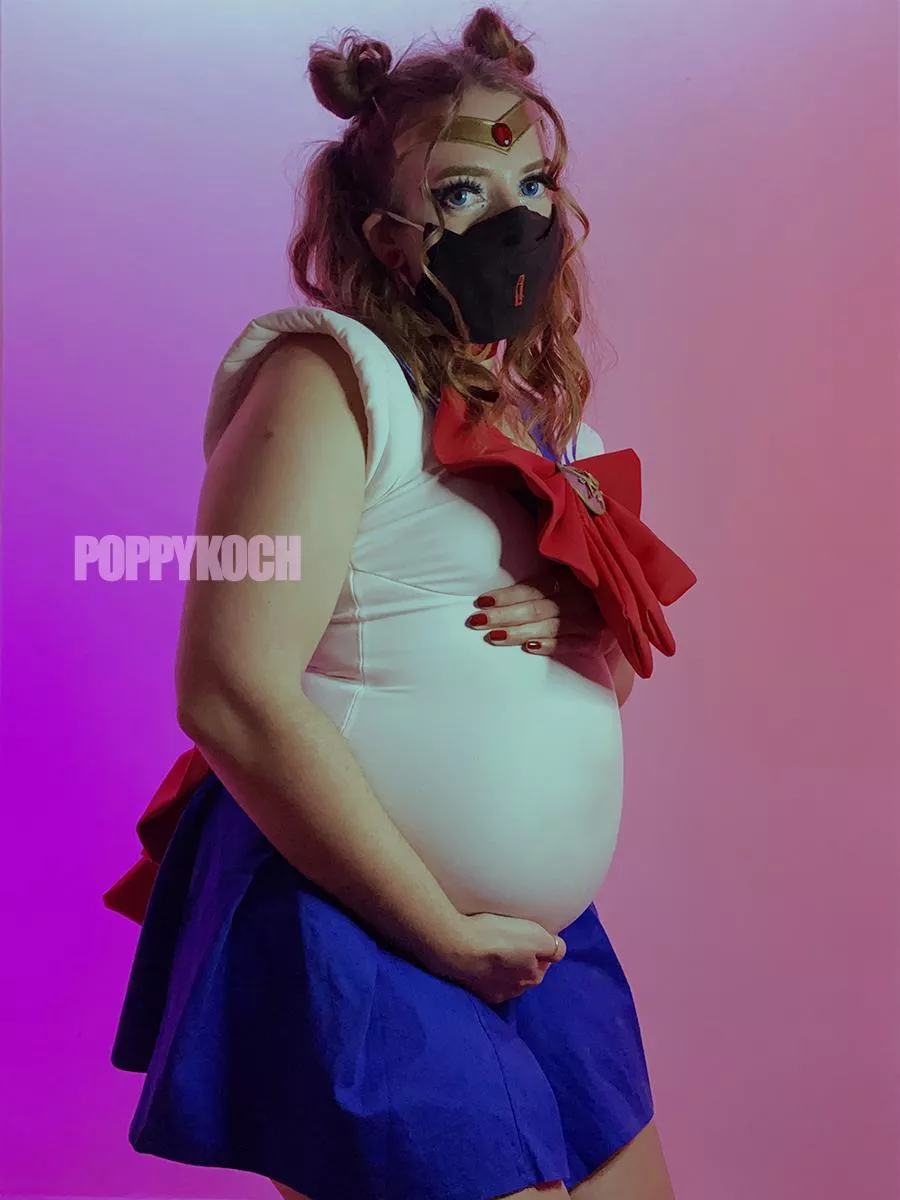 Sailor Moon loves FOOD! She definitely overdid it this year!