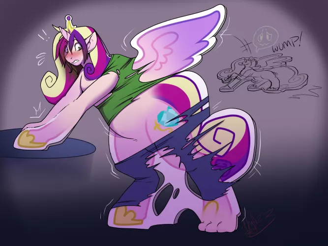 Standee-ing around (Human -> Princess Cadance Standee) [Inanimate] by CrimsonEclipse