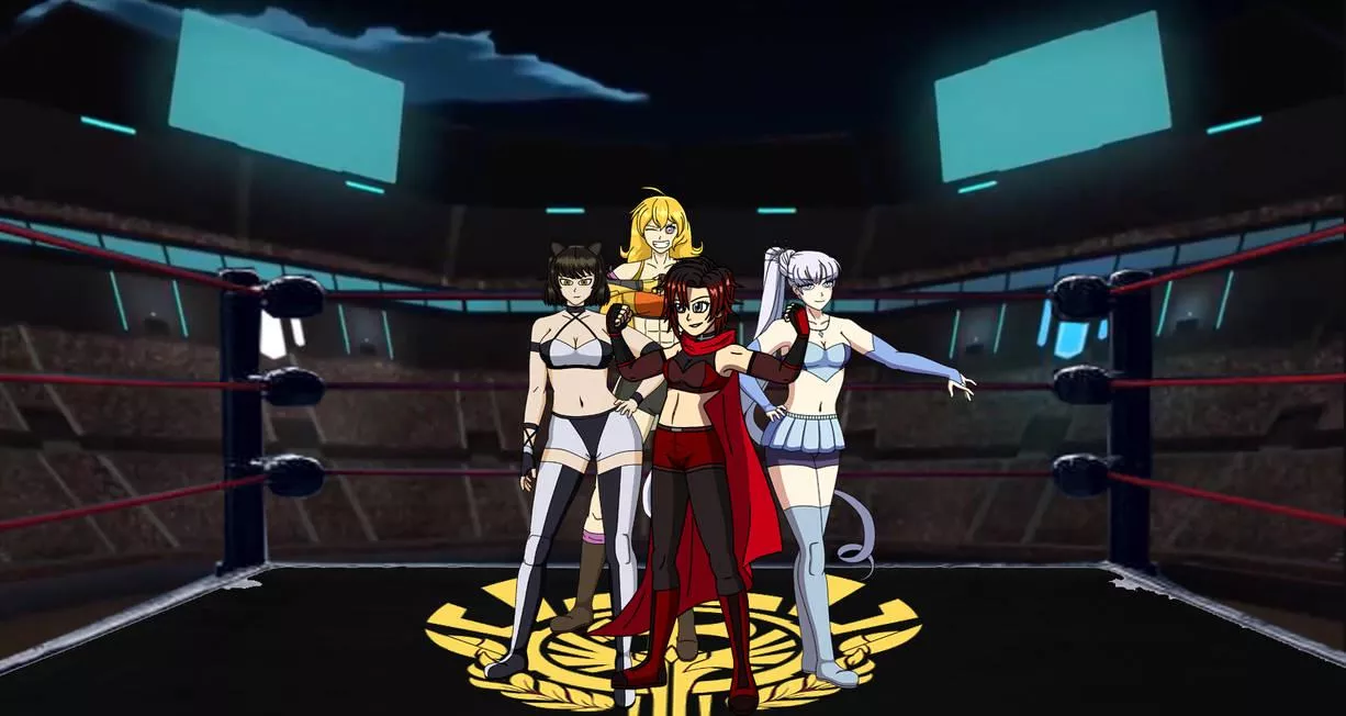 Team RWBY, Pro Wrestlers By Krrwby
