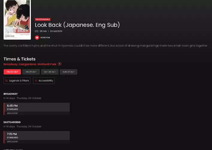 The date is set in Australia... We eating good in 2 weeks