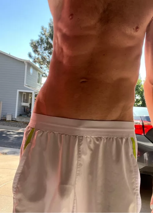 The gas station guy just told me my shorts are see-through. LMAO. He said he had no complaints though.