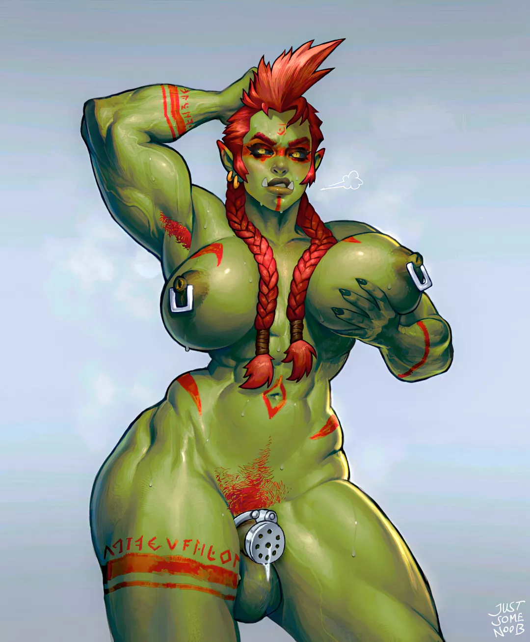 A true clan warrior spends his whole life locked up...