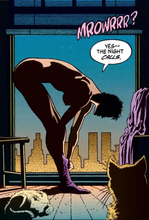 Catwoman undressed [Batman: Legends of the Dark Knight #13]