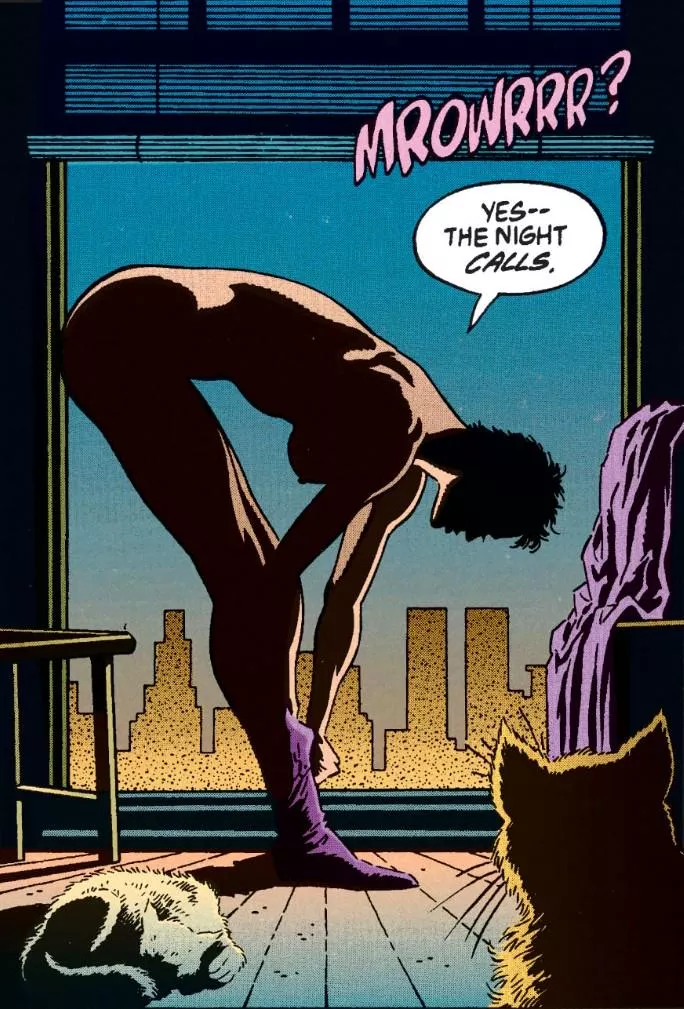 Catwoman undressed [Batman: Legends of the Dark Knight #13]