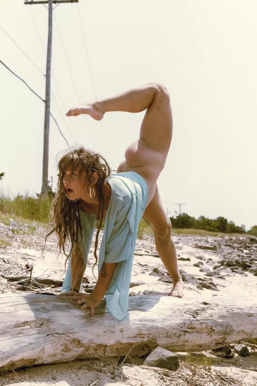 Getting wild on the beach 