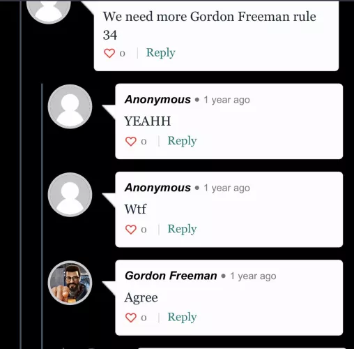 Gordon get your bitch ass back in the test chamber 