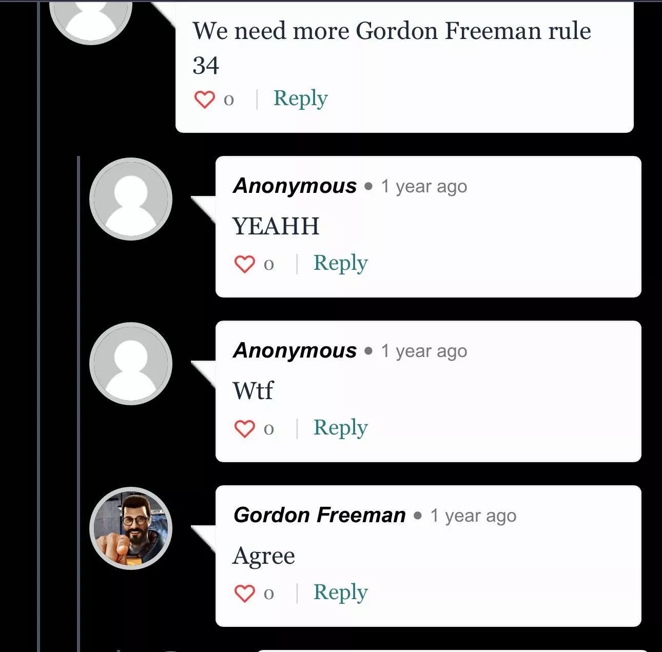 Gordon get your bitch ass back in the test chamber 