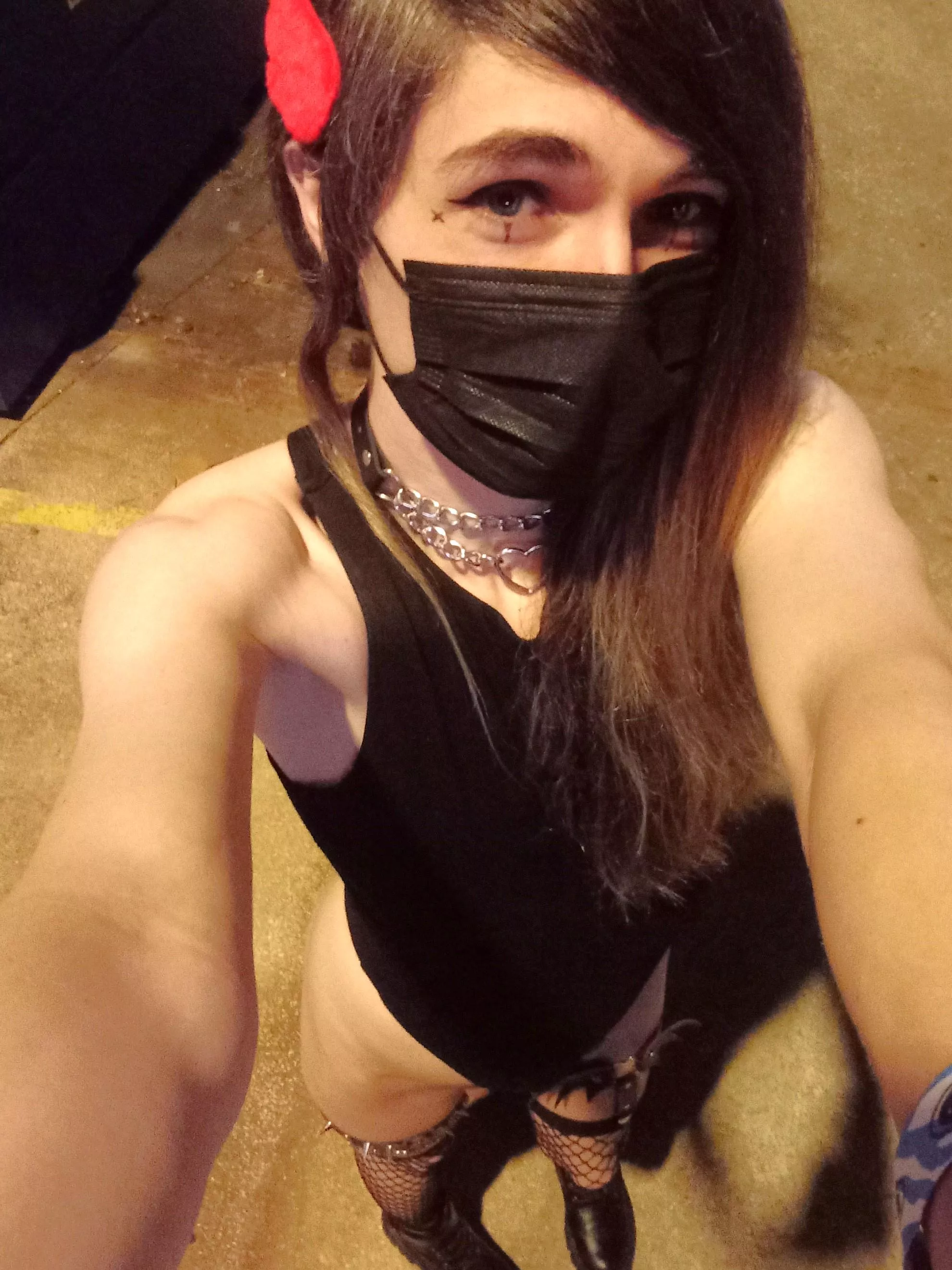 I went out dressed in a leotard, felt like taking a street selfie! :P