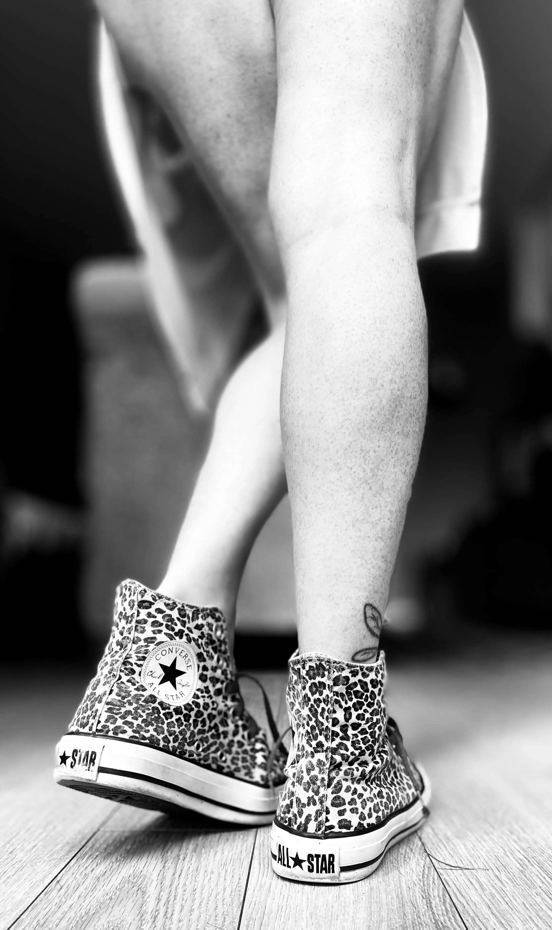 I’m only wearing these come see where they lead to 