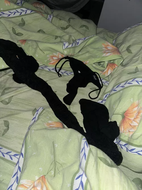 Just borrowed some panties and nylons from my best friend