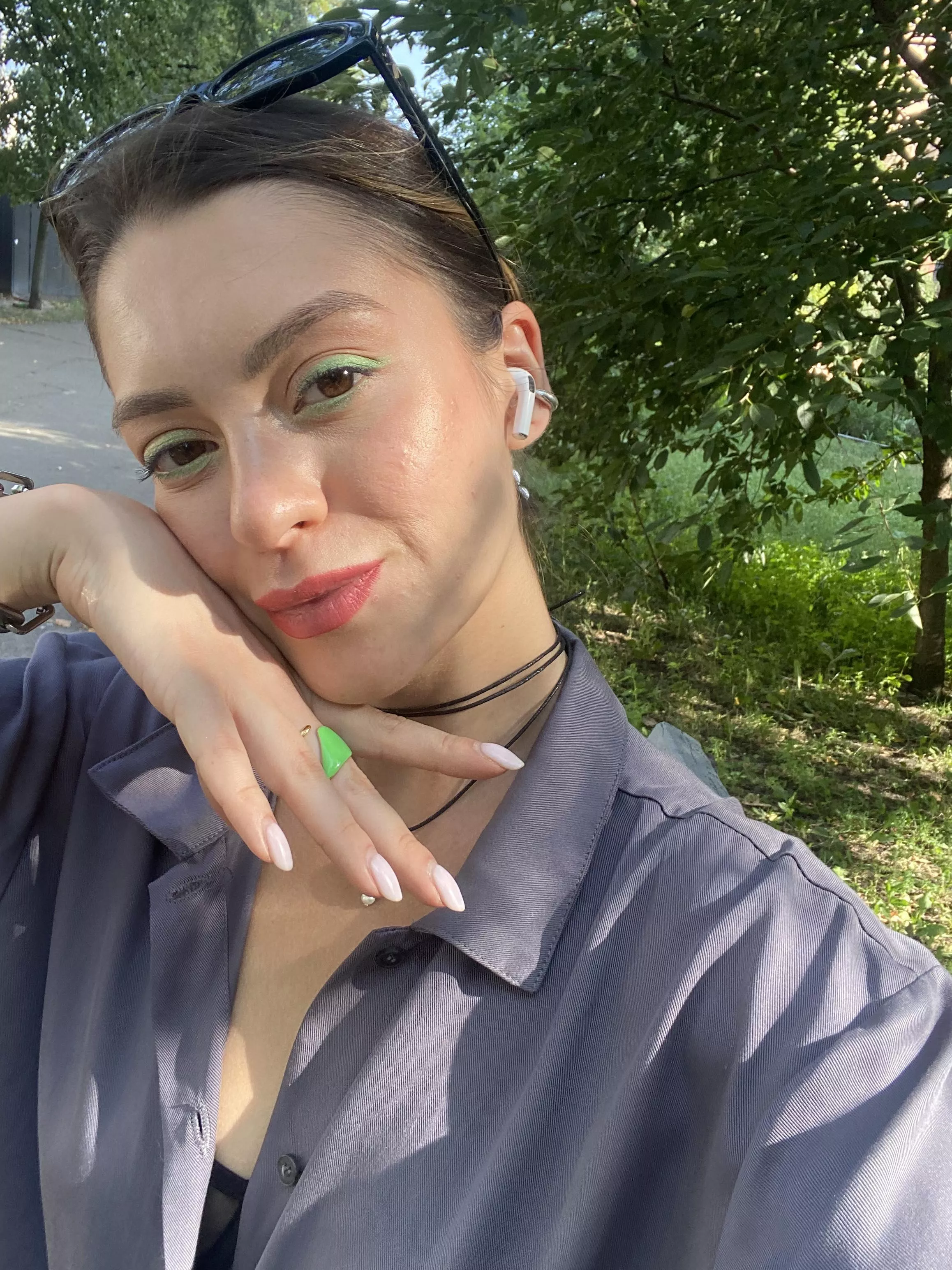 My sweet face in the open air [wife]