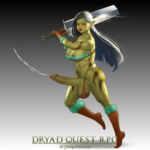 Our orc can be rough and spicy (Dryad Quest)