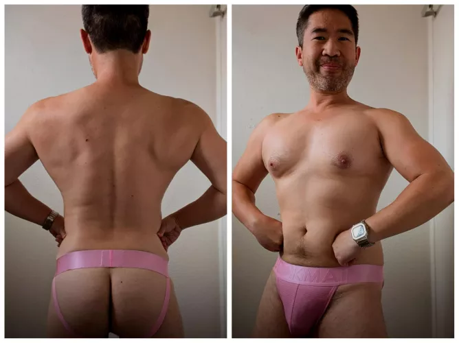 Pretending to be a bodybuilder