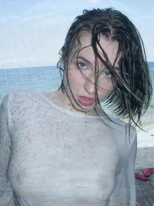 reflected in the sun's rays