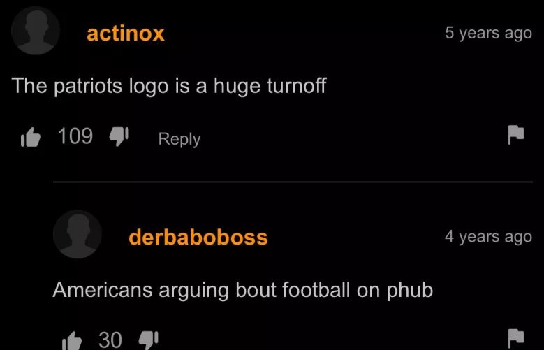 She's very sexy but the Patriots support here is really putting her into balance