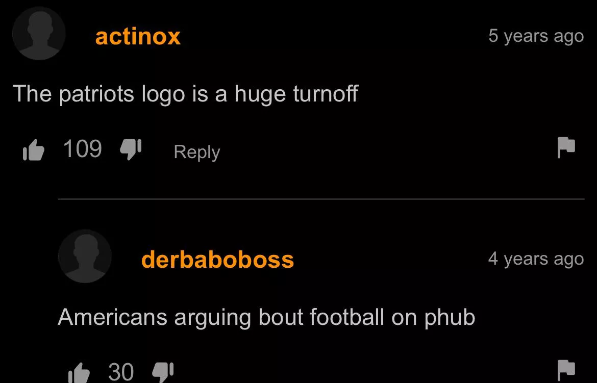 She's very sexy but the Patriots support here is really putting her into balance