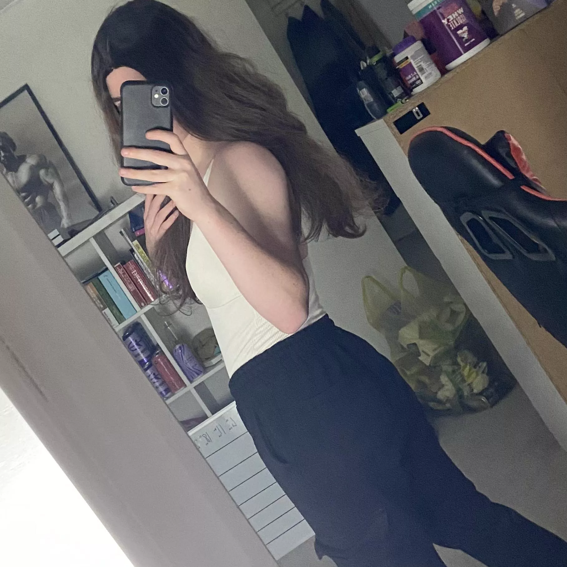 The joggers with the leotard actually go hard 🤷‍♀️