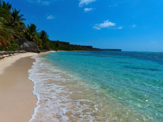 The remote and uninhabited Isla de Mona in the Caribbean!