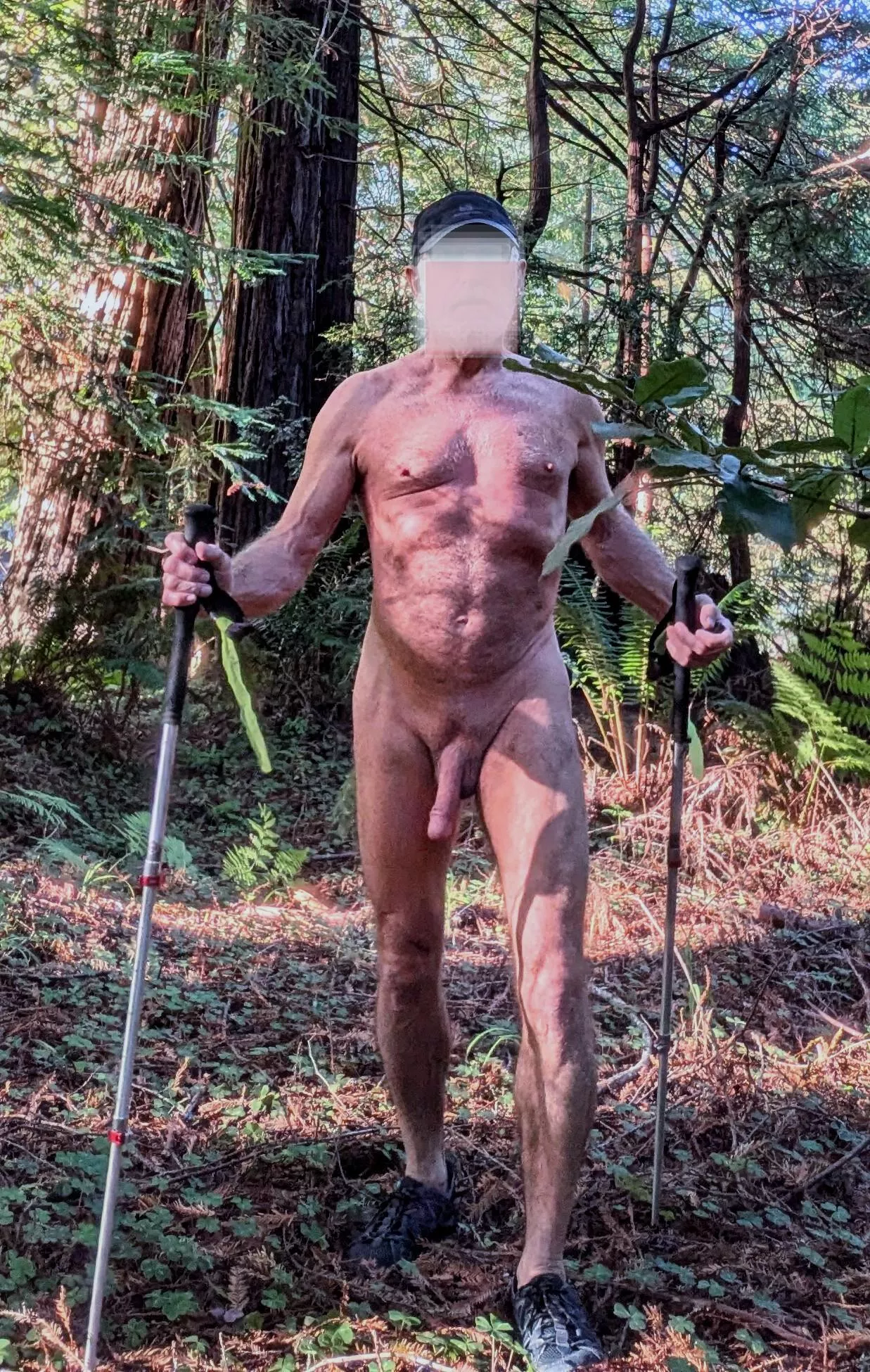Yesterday was perfect weather for a naked adventure in the redwoods.