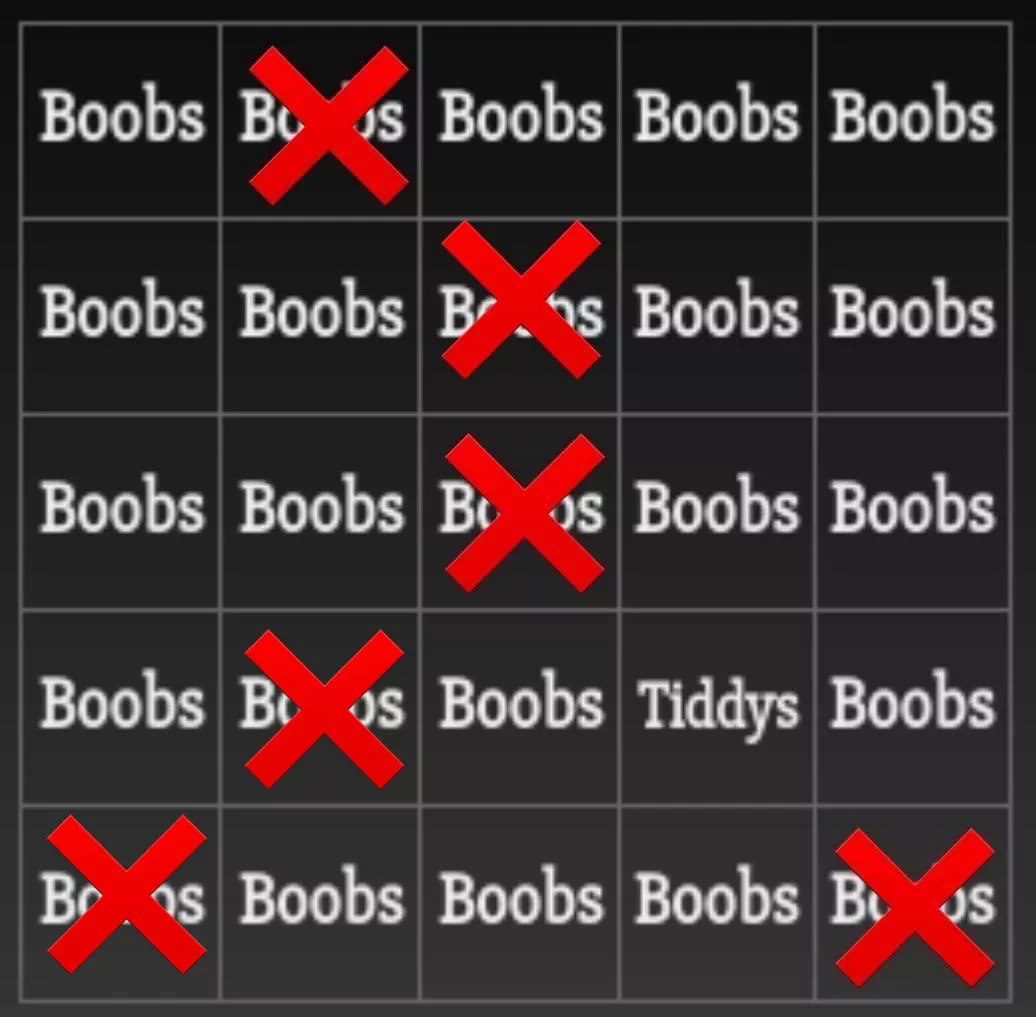 27 m4f come claim your spot on my totally normal, well-crafted bingo card 