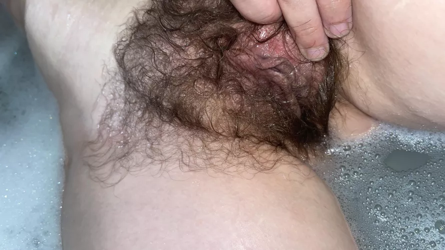 A pic of My wet hairy pussy