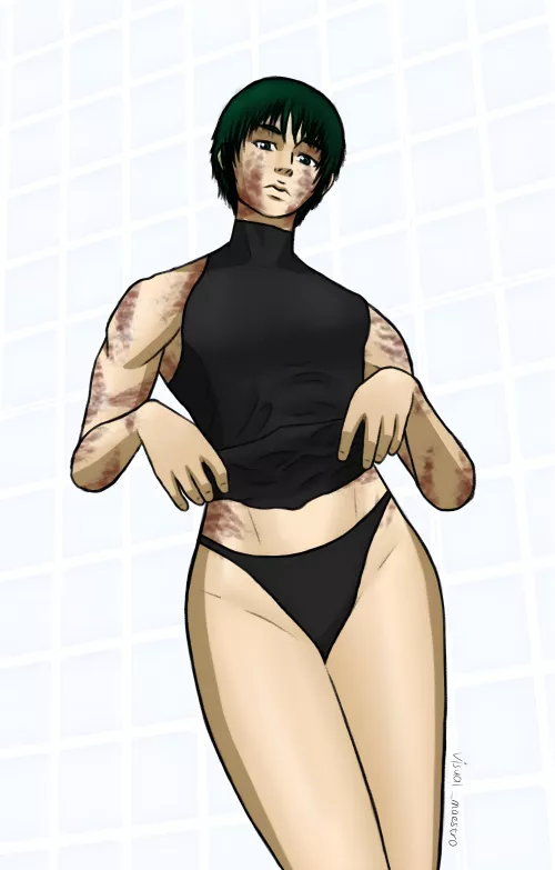 A sneak peak at Maki's panties [OC]