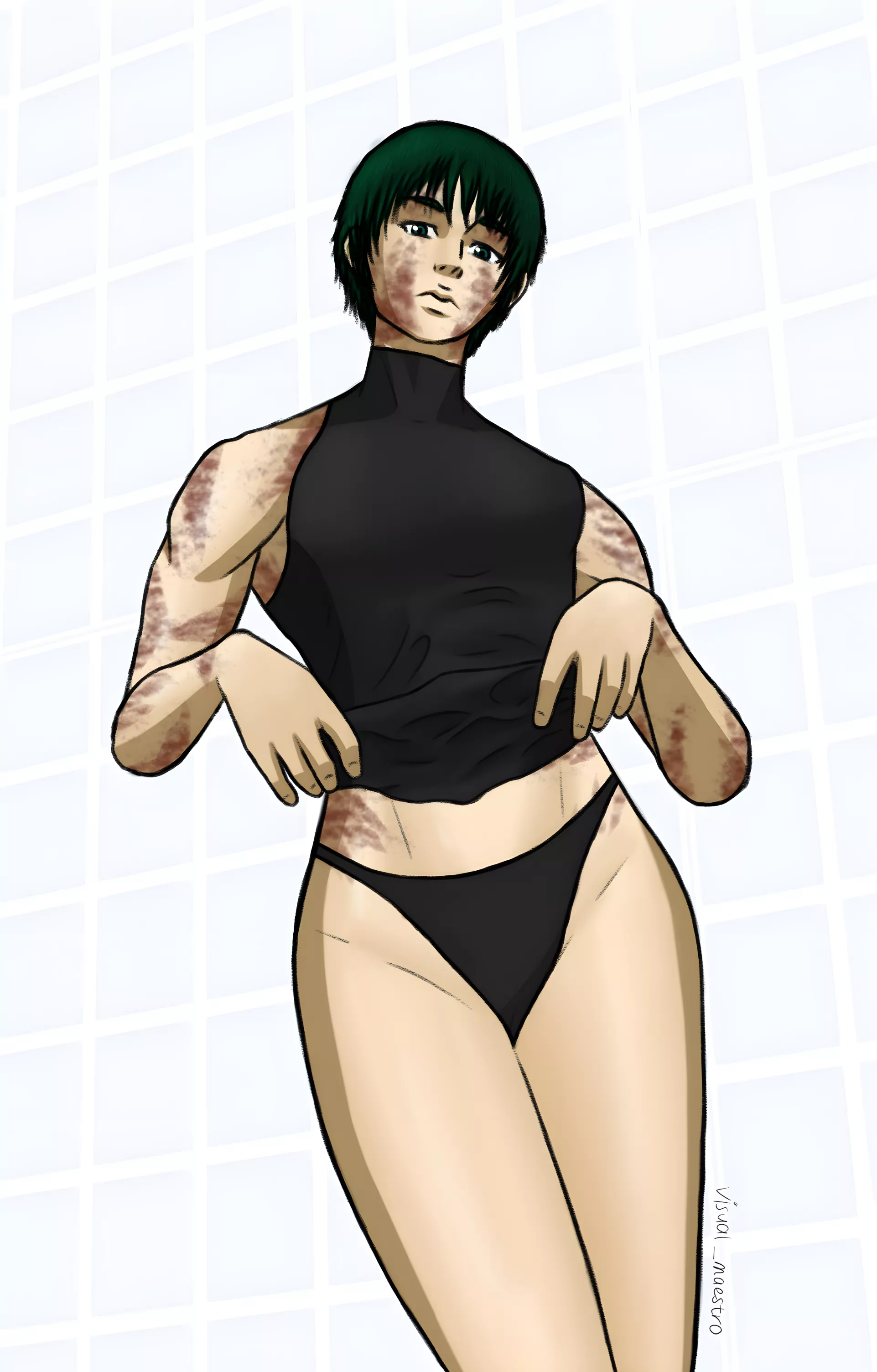 A sneak peak at Maki's panties [OC]