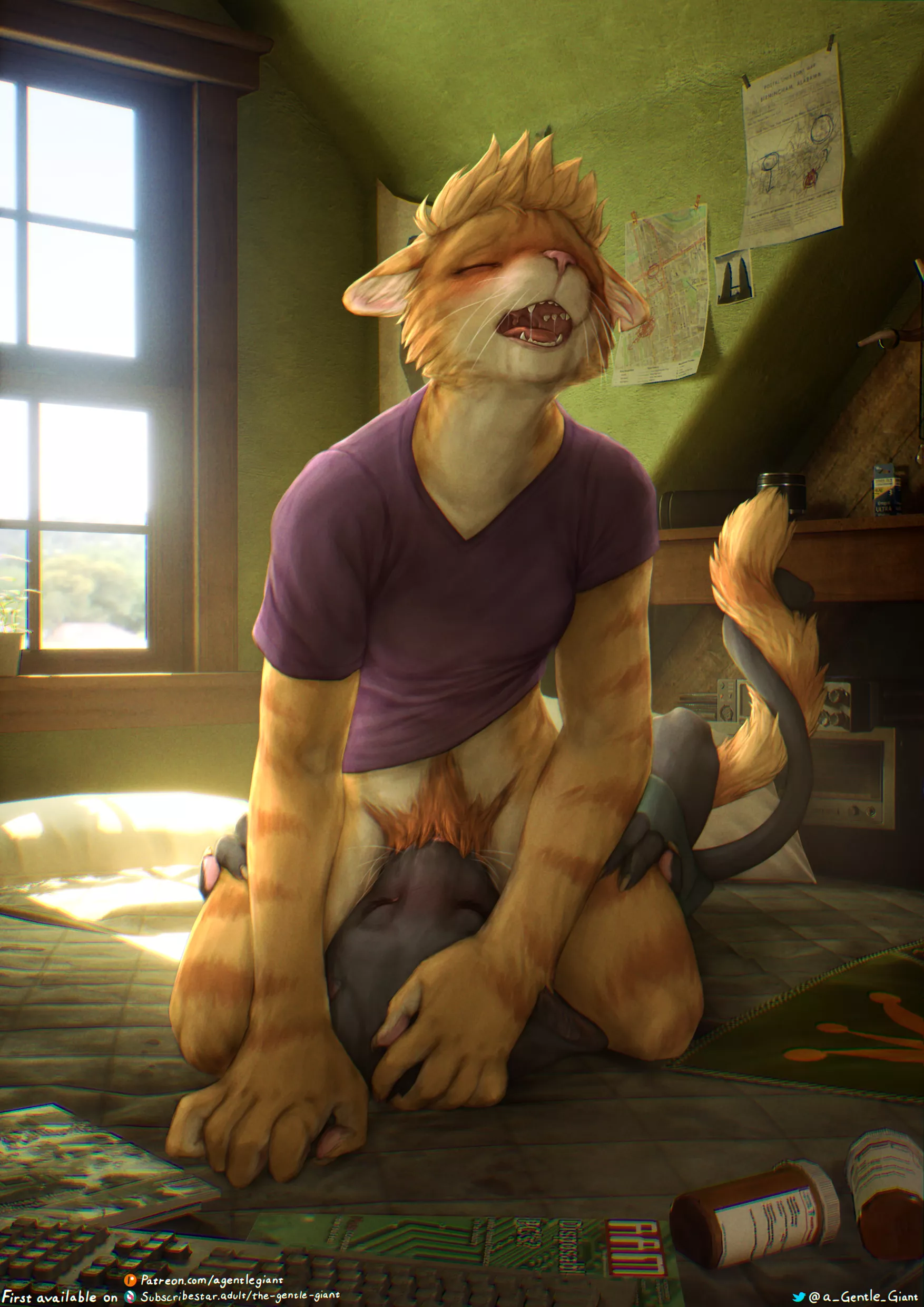 A taste of Mezzo mix 🧡🖤 (the_gentle_giant) [F]