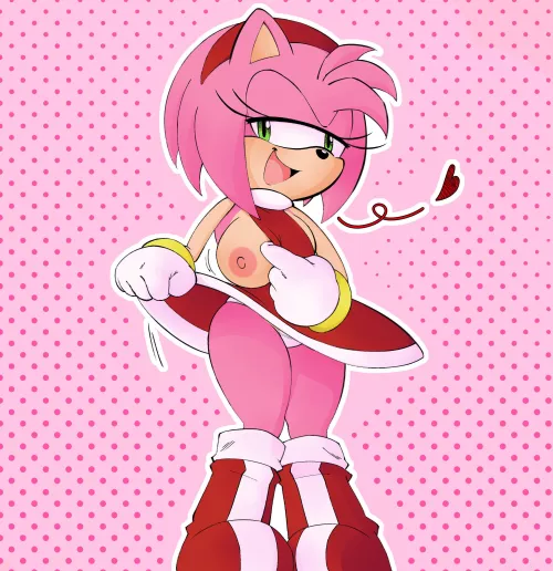 Amy Rose wants your pleasure.. 