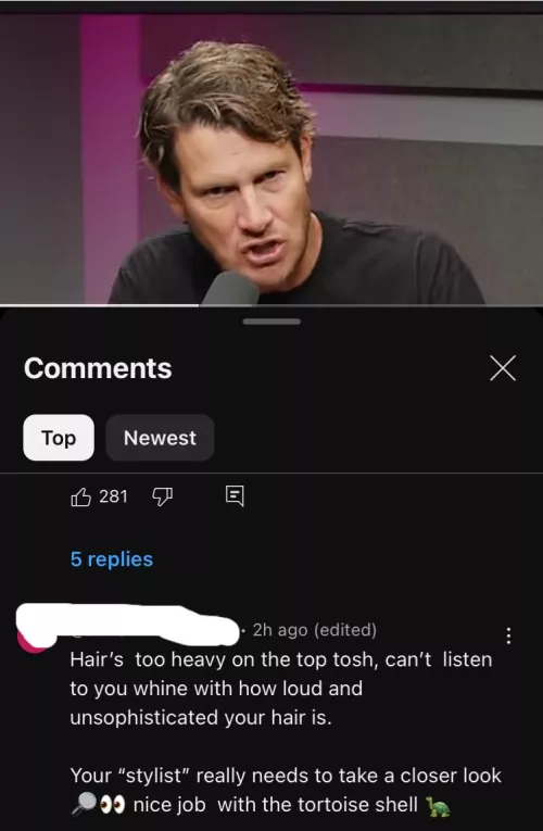 Anon is better dressed than Daniel Tosh