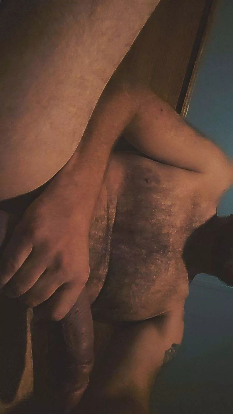 Anyone wanna suck a 10 inch cock from the back?