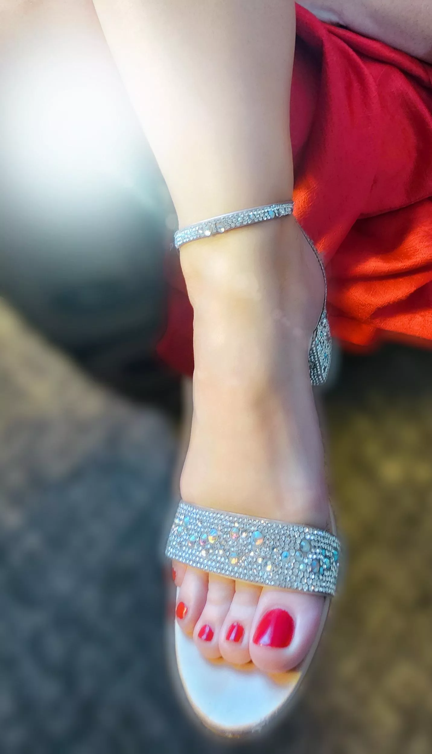 Anyone worthy enough to please these feet?