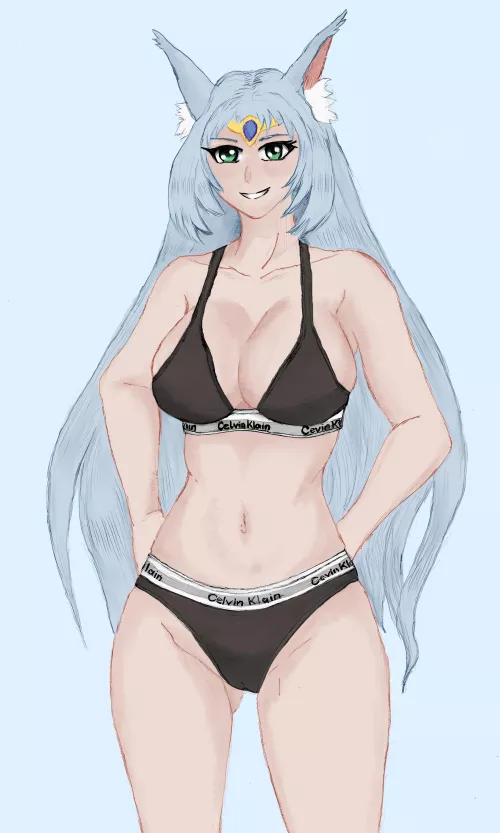 Apollousa in CK undies (by me)