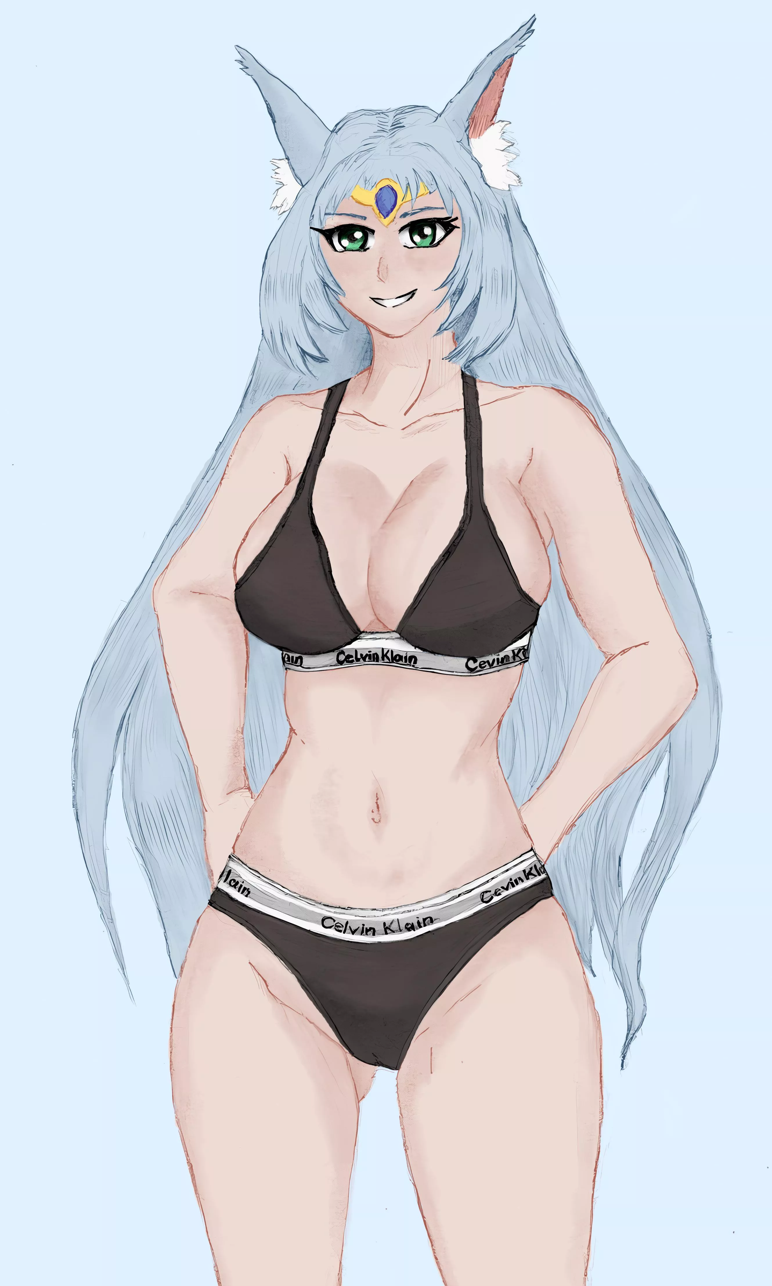 Apollousa in CK undies (by me)