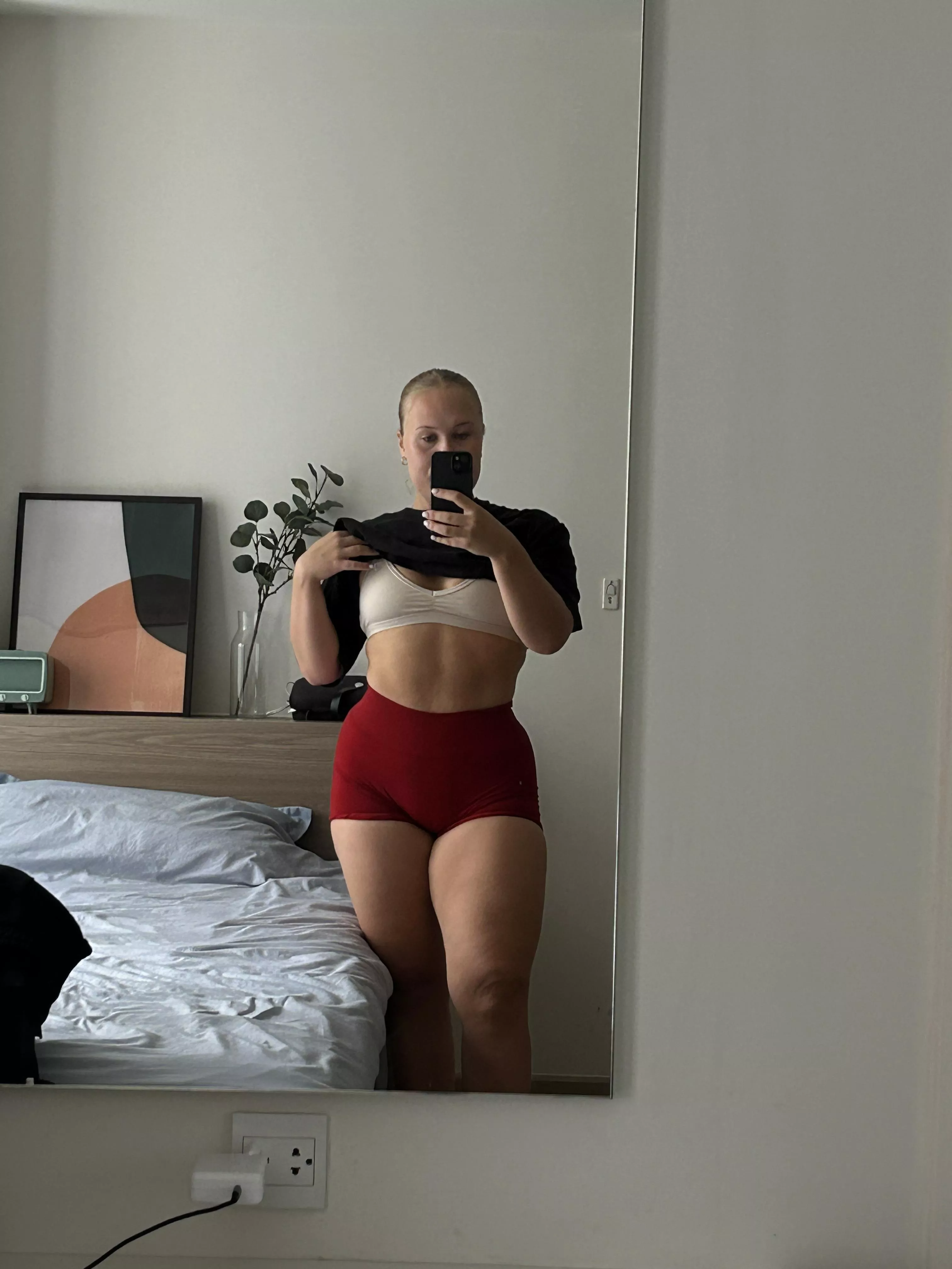 Are you slowly getting hooked with my gym fits.