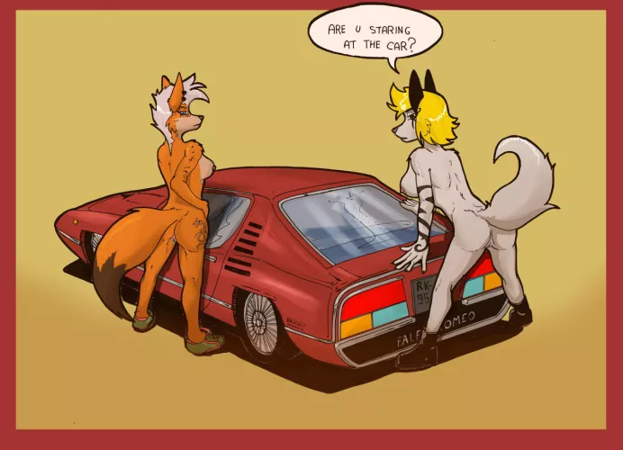 Are you staring at the car? [F](rickwulfk)