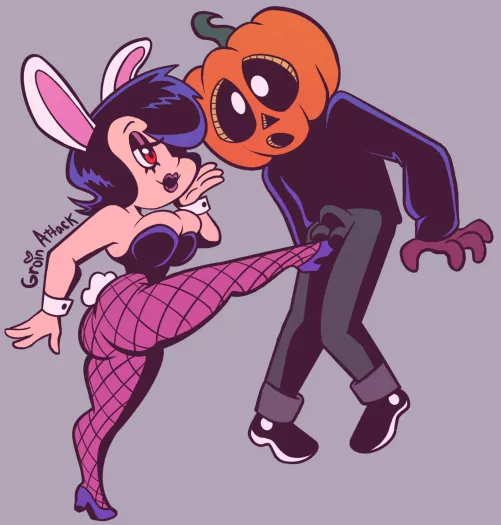 Ballbusting Bunny Girl