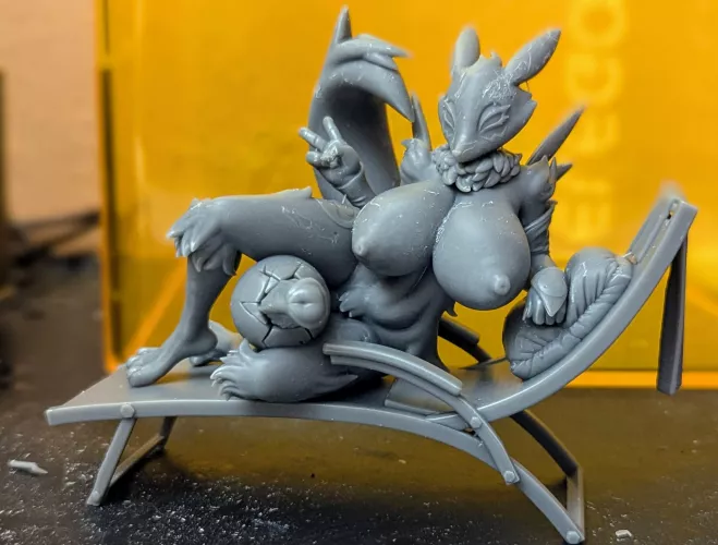 Beach Renamon (by officer rhu)