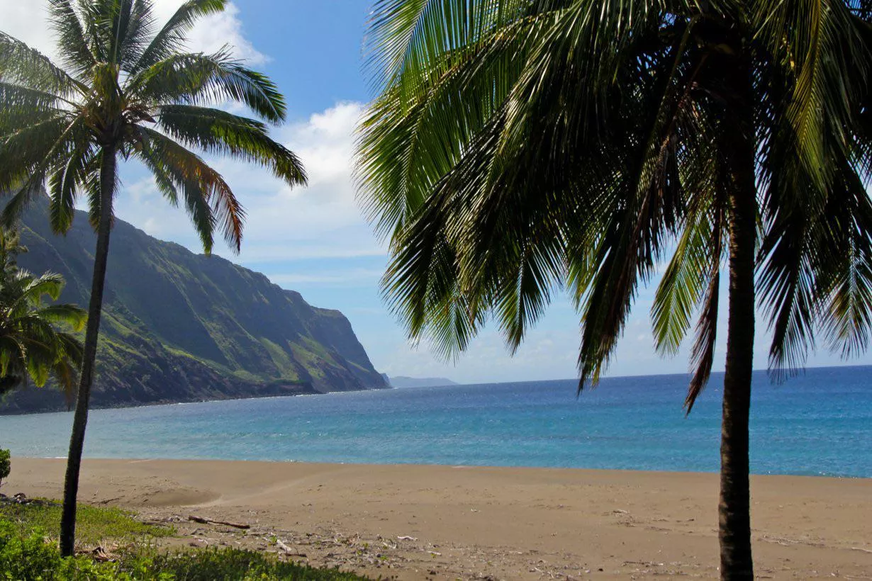 Beautiful beach cliffs