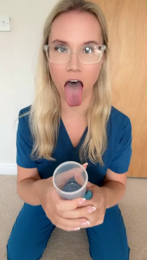 Blonde nurse tastes best. Come taste what I have to offer.