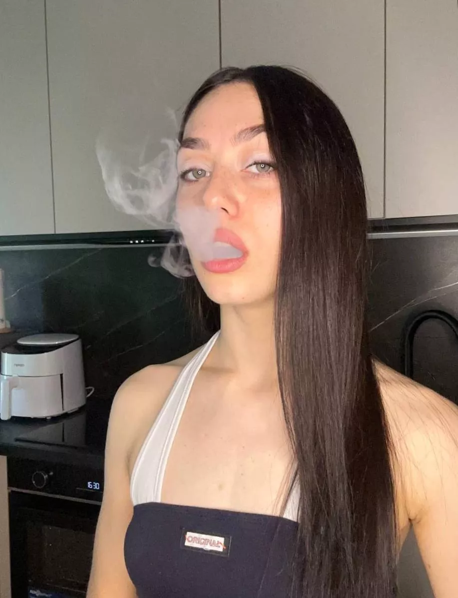 blowing smoke out of my mouth